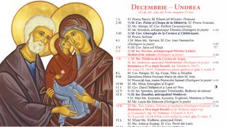 Ce sărbătoare e în Calendarul ortodox pe 9 decembrie 2025