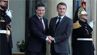 VIDEO Președintele Nicușor Dan, primit marți de Emmanuel Macron la Palatul Elysee. Trupe franceze suplimentare în România