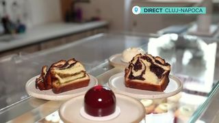VIDEO „Aș spune că aducem puțin din gustul copilăriei”. Cozonacul cu fistic și ciocolată, vedeta unei cofetării din Cluj-Napoca