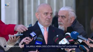 VIDEO Majorarea salariului minim, discuții fără rezultat la Guvern. Ce se întâmplă de la 1 ianuarie