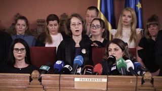 Judecătoarea Raluca Moroșanu, intervenție neașteptată în timpul conferinței de presă de la Curtea de Apel București