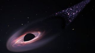 O super-gaură neagră "a evadat" din galaxia ei și se deplasează cu viteză prin Univers. Astronomii de la NASA nu au mai văzut așa ceva p&acirc;nă acum