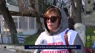 VIDEO Proteste la Palatul Cotroceni: &bdquo;Ne-a &icirc;ngenunchiat inflația&rdquo;. Sindicaliștii cer intervenția de urgență a președintelui Nicușor Dan