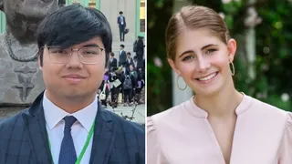 Cei doi studenți uciși de portughez