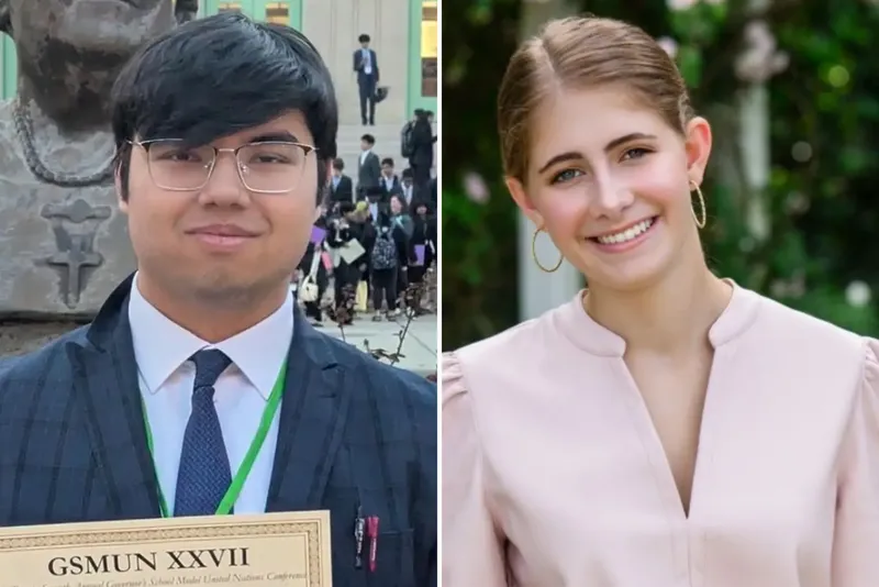 Cei doi studenți uciși de portughez