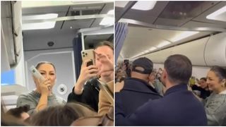 VIDEO Andra, spectacol neașteptat &icirc;n avion