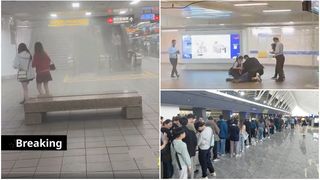 Haos la metro. Un t&acirc;năr de 27 de ani a aruncat cu grenade l&acirc;ngă o stație și apoi a &icirc;njunghiat 9 oameni. Bărbatul s-a aruncat apoi de pe o clădire