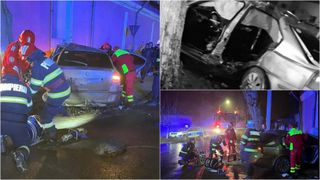 Accident cumplit la Corabia! Un t&acirc;năr de 18 ani a murit pe loc, iar alte patru persoane au fost rănite, după ce șoferița a intrat &icirc;ntr-un st&acirc;lp