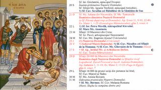 Ce sărbătoare este &icirc;n Calendarul ortodox pe 23 decembrie 2025?