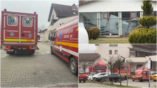 Alertă la un hotel din Sibiu! Tavanul unei piscine interioare s-a prăbușit. Opt persoane, printre care trei copii, au fost scoase din apă. A fost activat Planul Roșu de Intervenție