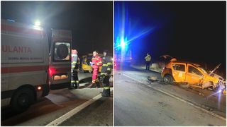 Scene de groază la Sibiu, de Crăciun! O t&acirc;nără &icirc;nsărcinată și alte două persoane au fost rănite &icirc;ntr-un accident. Șoferul era sub influența alcoolului, iar după impact a fugit