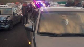 Carambol cu 10 mașini &icirc;n Olt! A fost activat Planul Roșu de Intervenție