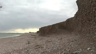 VIDEO Plaja din Mamaia, complet schimbată după furtună