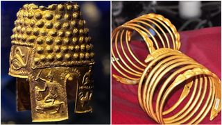  Coiful de la Coţofeneşti şi trei brăţări de aur, furate din Muzeul Drents