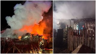 Clipe de groază la un priveghi din Neamț. Patru persoane au suferit arsuri &icirc;n timpul unui incendiu. Ce s-a &icirc;nt&acirc;mplat cu trupul decedatului 