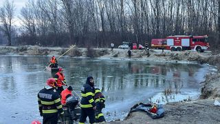 pescari cazuti olt, interventie raul olt 