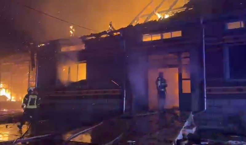 incendiu caras-severin, barbat ars