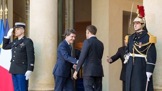 Președintele Nicușor Dan, la summit-ul "Coaliției Voinței" de la Paris. 