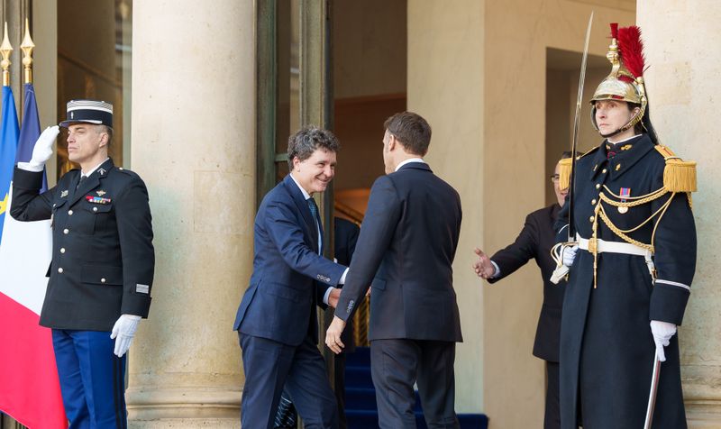 Președintele Nicușor Dan, la summit-ul "Coaliției Voinței" de la Paris. 