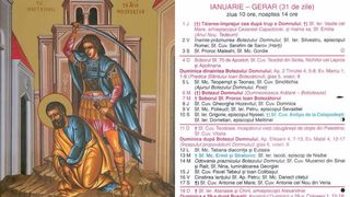 Calendar ortodox 9 ianuarie 2026: Sf&acirc;ntul Mucenic Polieuct