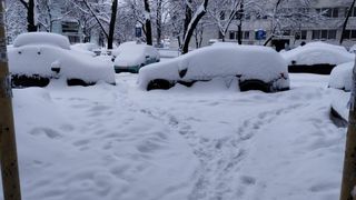 VIDEO &bdquo;Nu se mai vede nicio bandă de circulație&rdquo; Iarnă grea &icirc;n marile orașe: zăpada blochează traficul și provoacă pagube