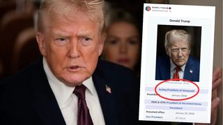 Trump s-a postat ca lider interimar al țării sud-americane 