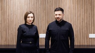 Maia Sandu, alături de Volodimir Zelenski la un summit de zilele trecute din Cipru