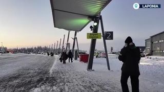 VIDEO Turiști blocați &icirc;n țara lui Moș Crăciun. &Icirc;nceputul anului a adus temperaturi de p&acirc;nă la minus 40 de grade &icirc;n Laponia 