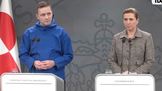 Premierul din Groenlanda, Jens-Frederik Nielsen, conferință comună la Copenhaga cu șefa guvernului danez