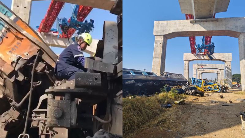 Cel puțin 22 de persoane au murit în Thailanda, după ce o macara de construcții a căzut peste un tren de pasageri.