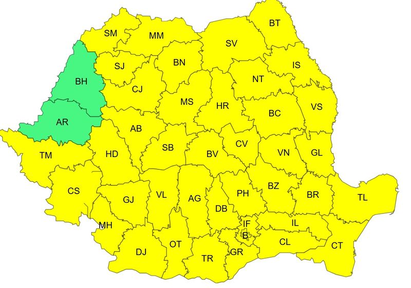 avertizare ger, cea mai rece dimineata 