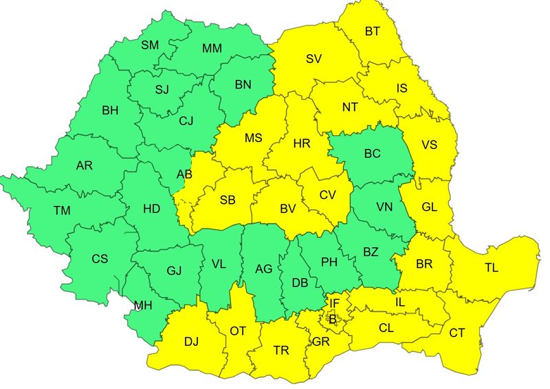 avertizare ger, cea mai rece dimineata 