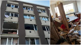 Clipe de groază pentru mai mulți locatari din Buzău. 35 de apartamente au fost zguduite de o explozie puternică. Un om a fost rănit 