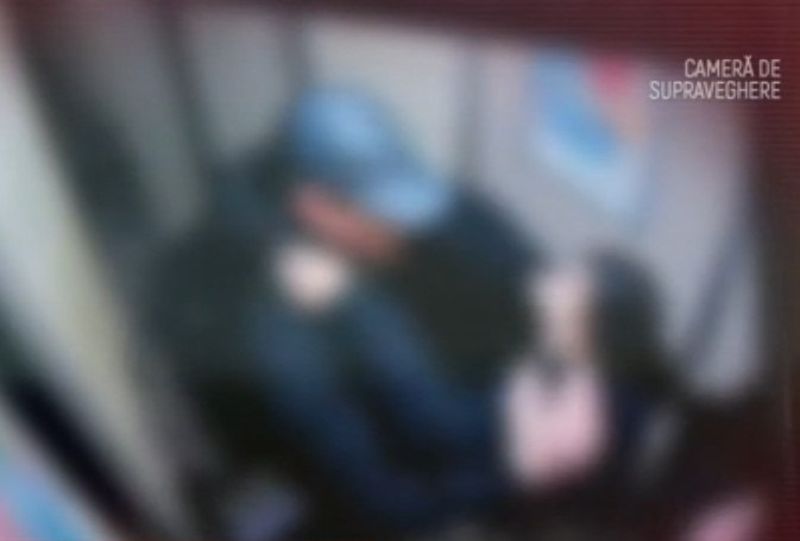 Filmul incidentului din lift