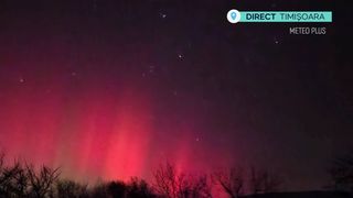 Aurora boreală, spectacol pe cerul Rom&acirc;niei
