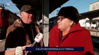 VIDEO Trenurile din Rom&acirc;nia, un coșmar &icirc;n frigul iernii! Călătorii suportă &icirc;nt&acirc;rzieri de p&acirc;nă la 7 ore și condiții inumane