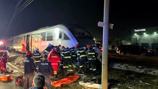 Accident feroviar grav, &icirc;n Chiajna! Un bărbat de 30 de ani a rămas &icirc;ncarcerat