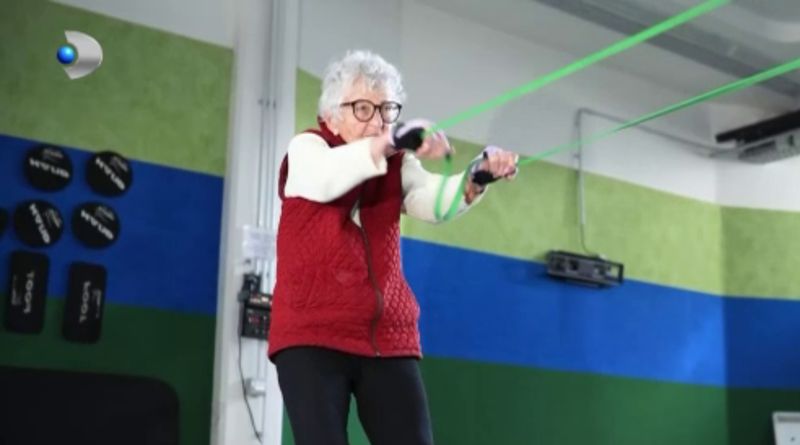 La 91 de ani, străbunica rupe sala de fitness