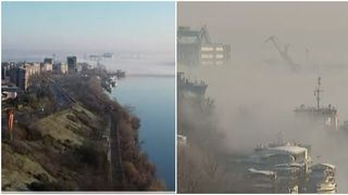 Dunărea &bdquo;fierbe&rdquo;! Fenomen spectaculos