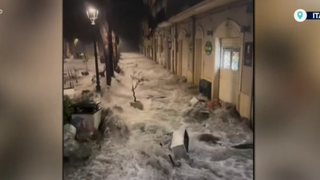 VIDEO Sicilia, &icirc;n stare de alertă majoră din cauza furtunilor violente aduse de ciclonul Harry