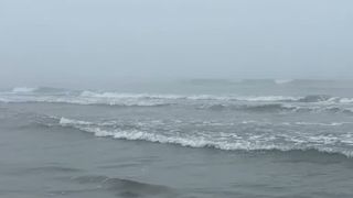 VIDEO &bdquo;E ceva inedit&rdquo;. Peisaj spectaculos pe litoral