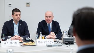 Premierul Ilie Bolojan, aflat &icirc;ntr-o vizită oficială de două zile &icirc;n Germania,