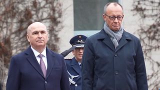 Premierul Ilie Bolojan, primit de cancelarul german Friedrich Merz, la Berlin