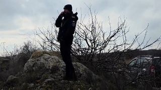 Alertă la Marea Neagră. Mină marină eșuată pe plaja de la Midia