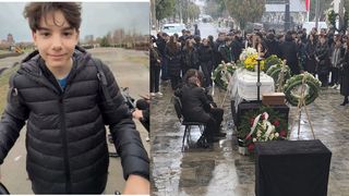 Eduard, elevul de 13 din Oradea care s-a sinucis, condus pe ultimul drum. Mama sa a avut nevoie de medici &icirc;n curtea cimitirului