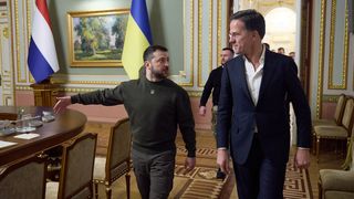 Mark Rutte, vizita la Kiev