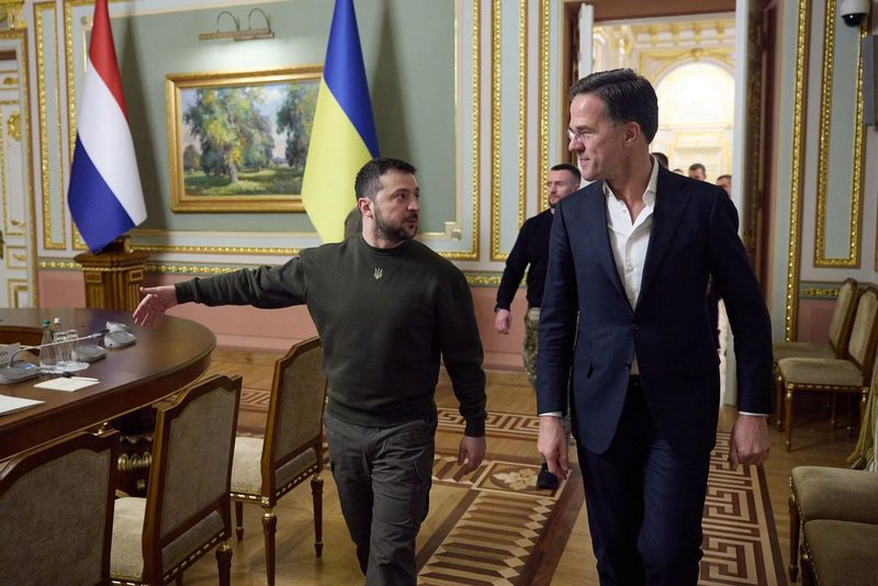 Mark Rutte, vizita la Kiev