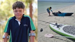 Mărturia emoționantă a băiatului de 13 ani care a &icirc;notat 4 ore pentru a-și salva mama și frații mai mici, de 12 și 8 ani. "Era &icirc;ntuneric și frig, am leșinat"