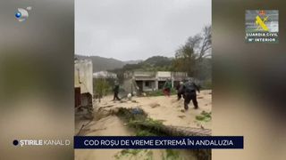 VIDEO Furtuna Leonardo devastează Andaluzia. Inundații masive, evacuări și cod roșu de vreme severă