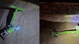 Dronă prăbușită la Mamaia. SRI a intervenit de urgență și a preluat ancheta